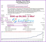 Gold Trading AI Backtest results