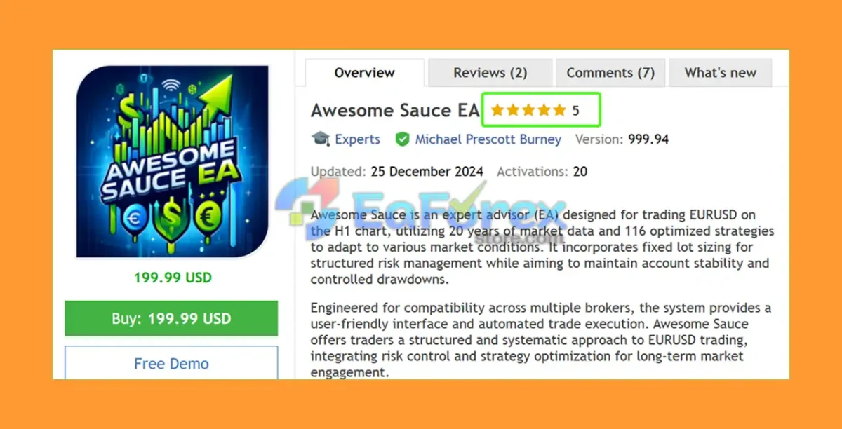 Awesome Sauce EA Overview