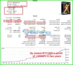 Gold SWmax EA MT4 Backtests Results