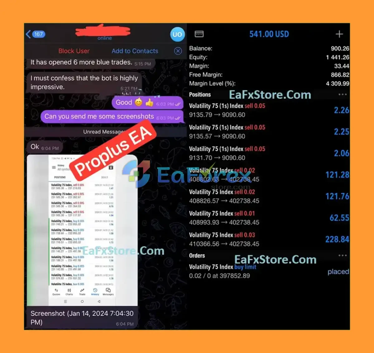 Pro Plus EA MT5 Review