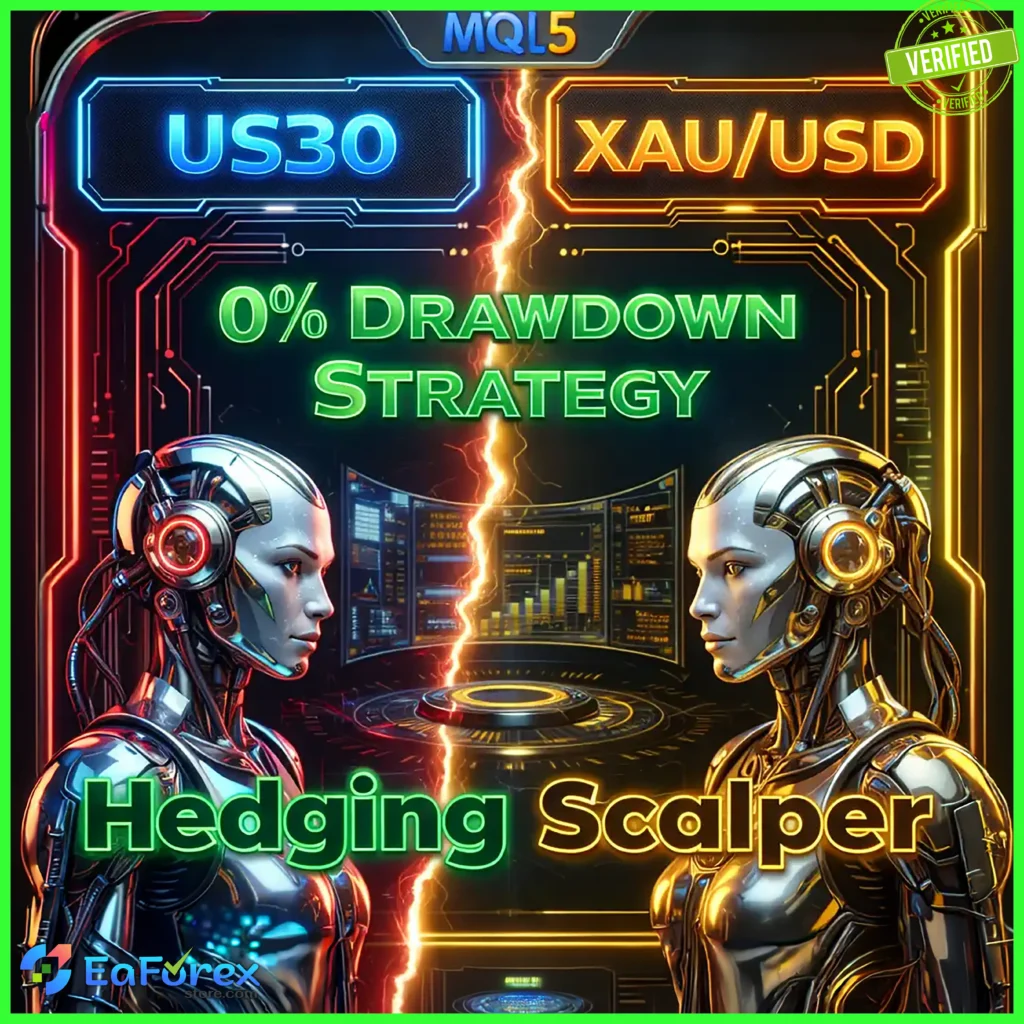 US30 and XAUUSD Hedging Scalper MT4