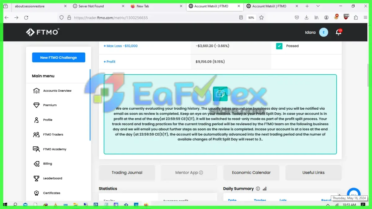 ChimeraFxTool EA Live Results