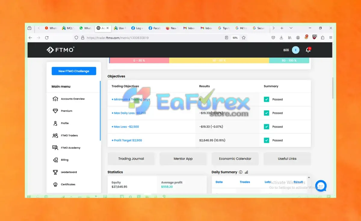 ChimeraFxTool EA MT4 Live Results