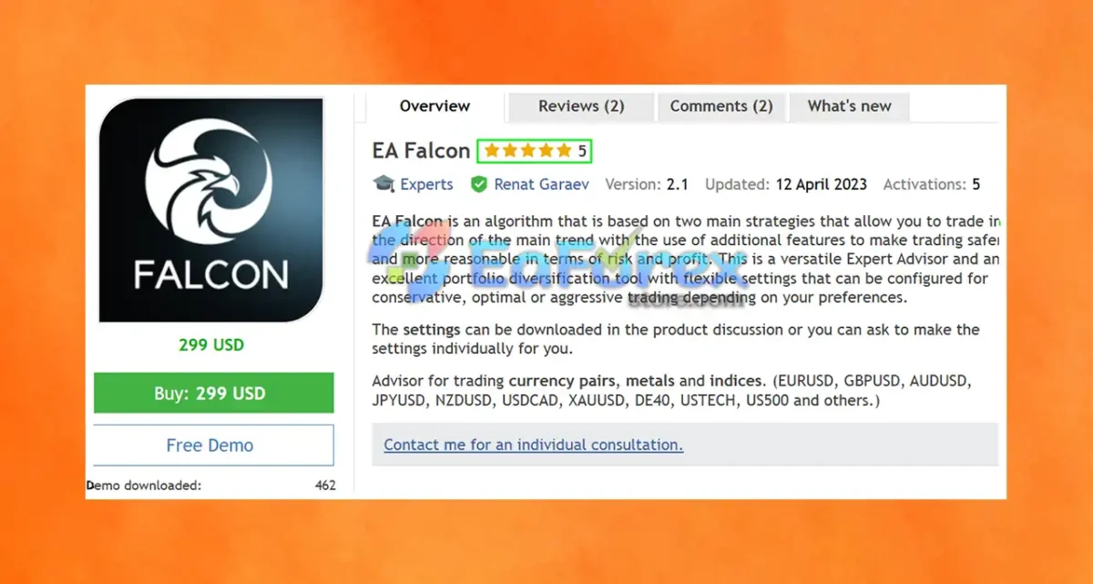 EA Falcon MT4 Overview