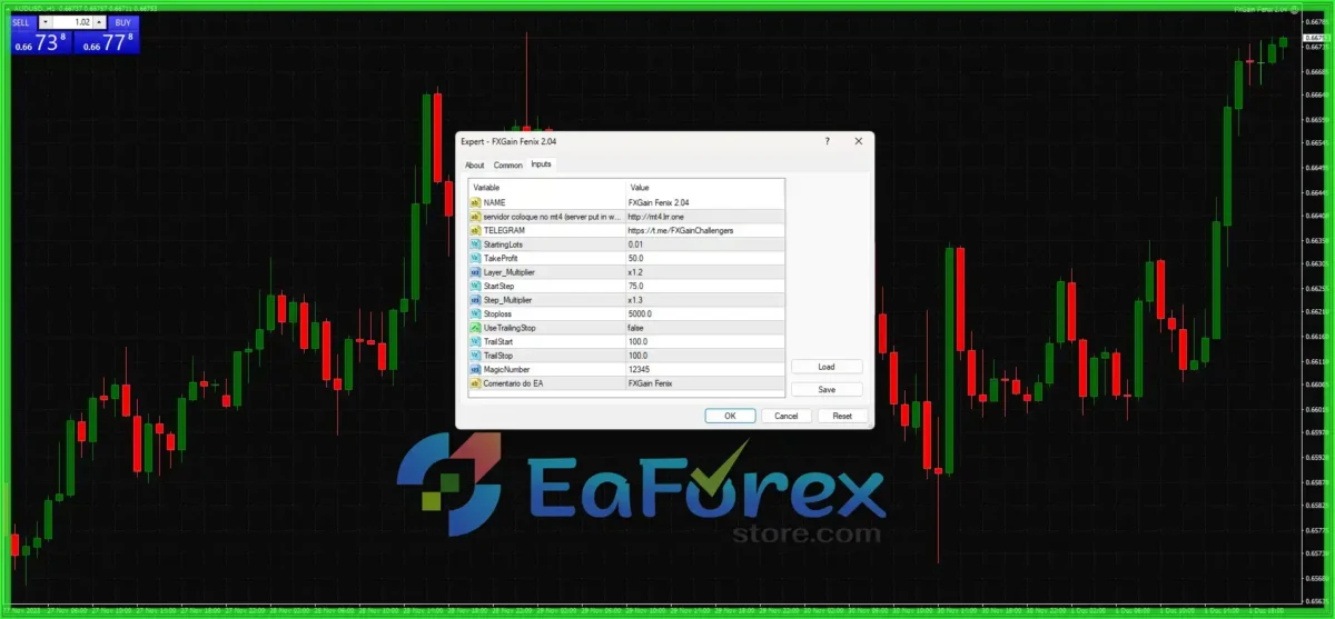 FXGain Fenix EA MT4
