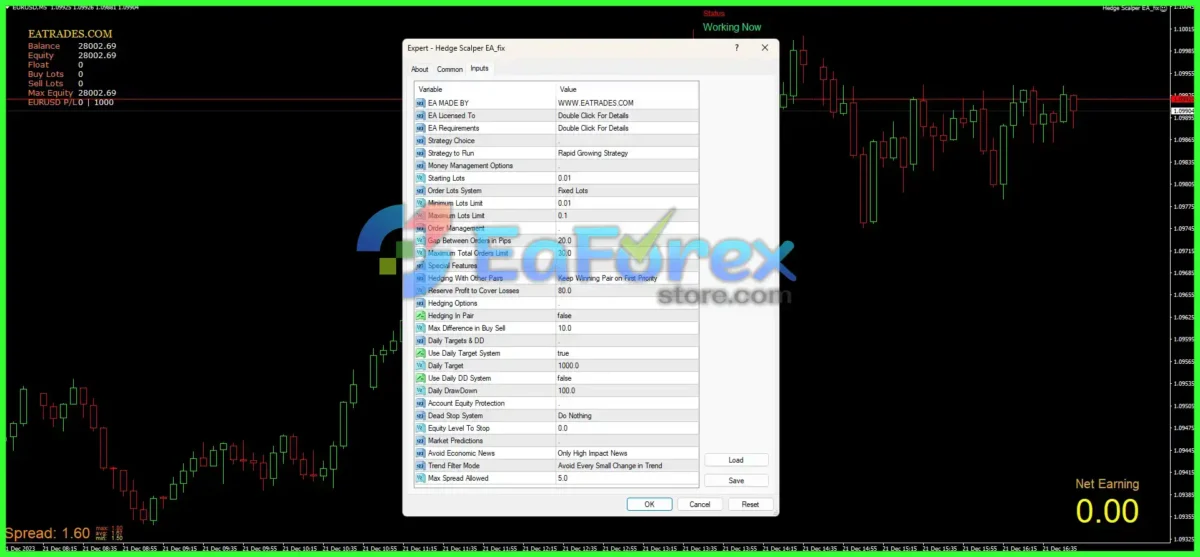 Hedge Scalper EA MT4