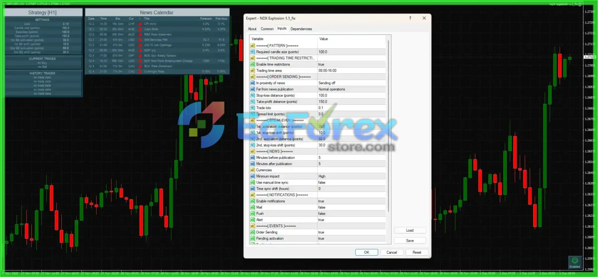 NDX Explosion EA MT4 with Setfile
