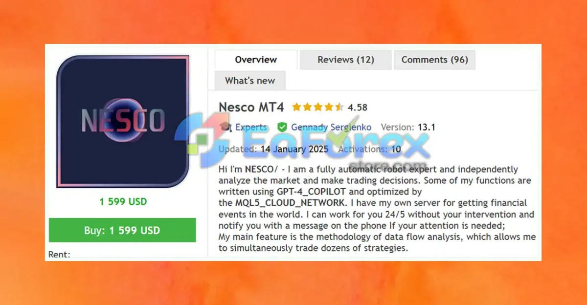 Nesco MT4 Overview