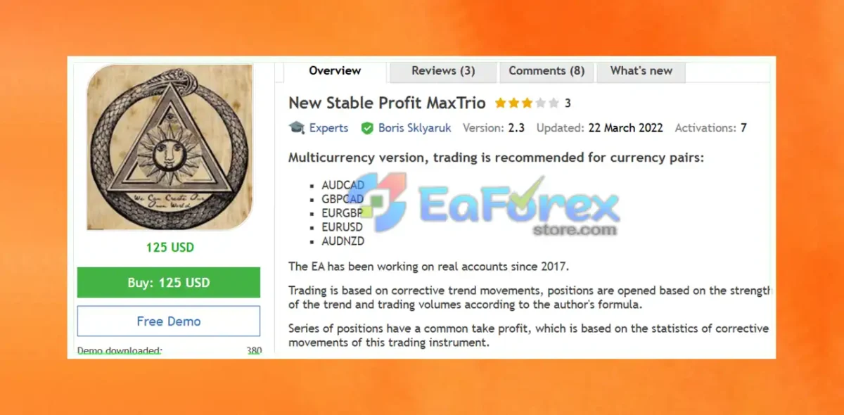 New Stable Profit MaxTrio Overview