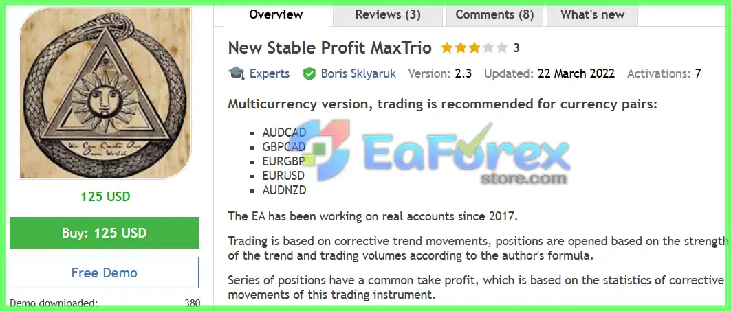 New Stable Profit MaxTrio Overview