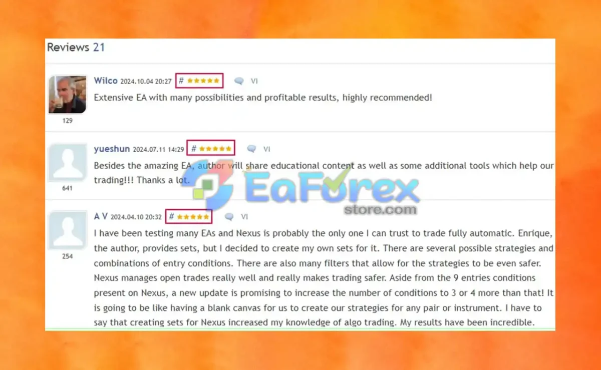 Nexus EA Forex MT5 Review