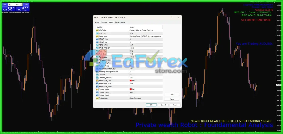 Private Wealth EA MT4 (Official version 1441+)