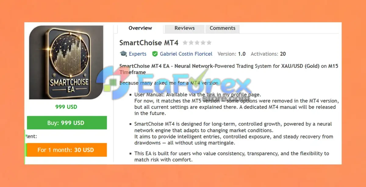 SmartChoise MT4 Overview