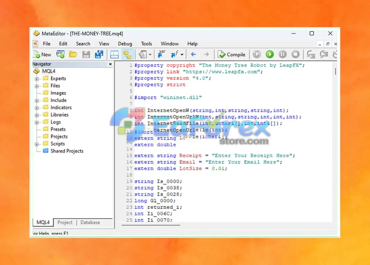 The Money Tree EA Source code