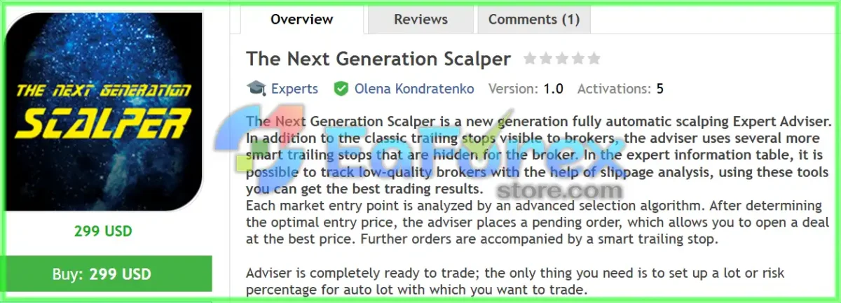 The Next Generation Scalper MT4 Overview
