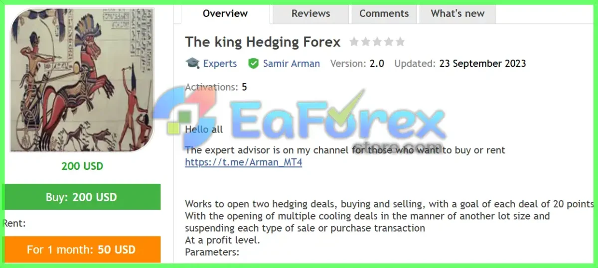 The king Hedging Forex Overview