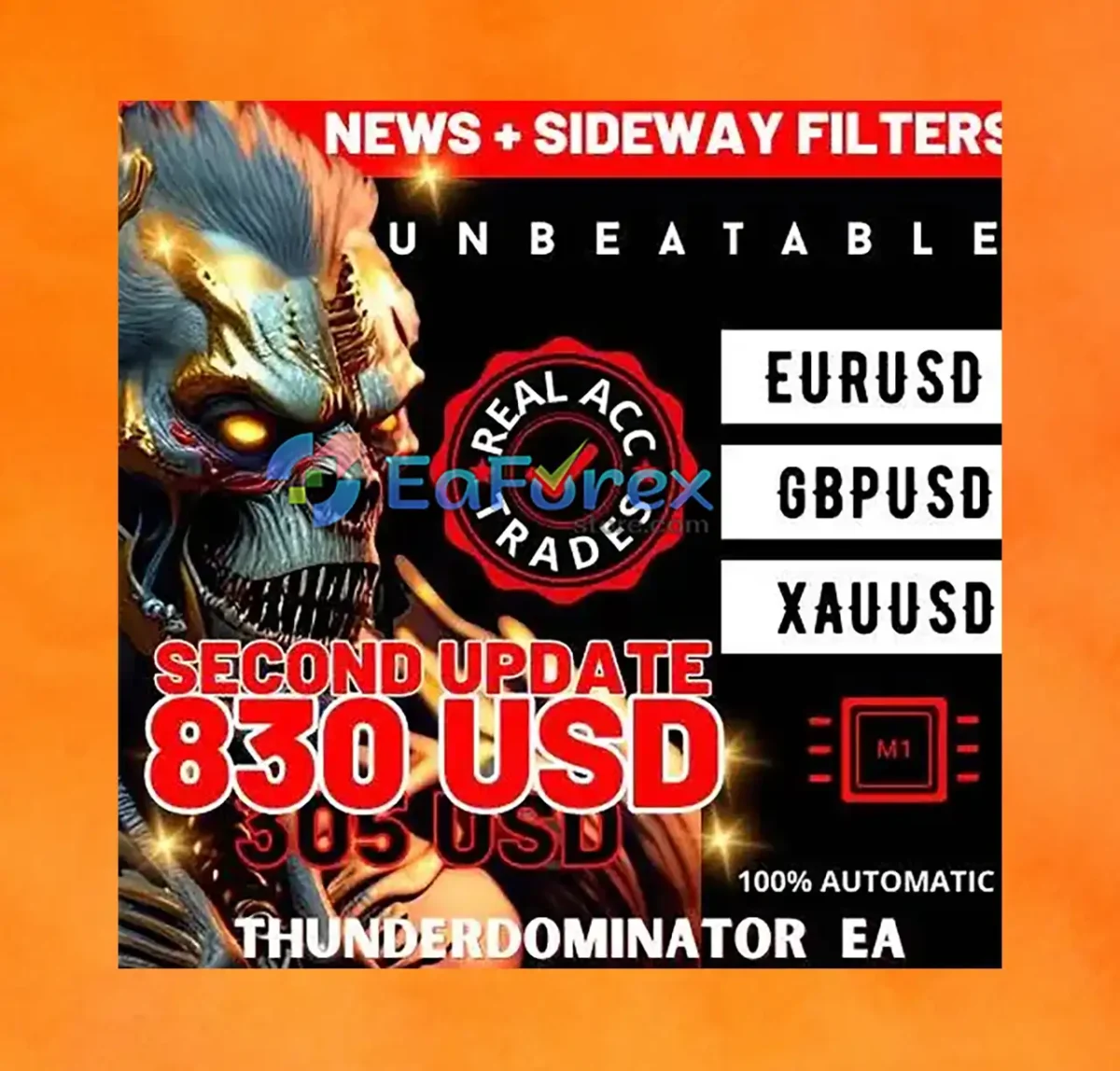Thunder Dominator EA MT4 with Setfile
