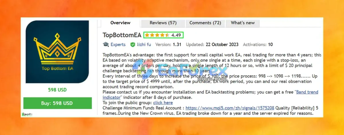 TopBottomEA Features