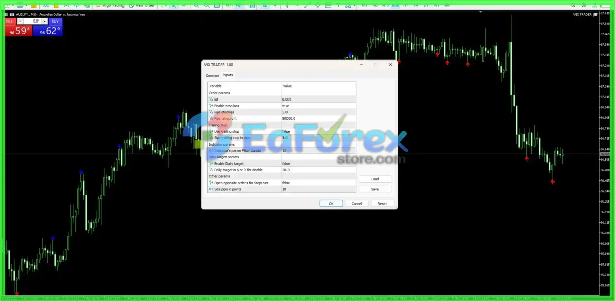 Vix Trader EA MT5 with SetFiles