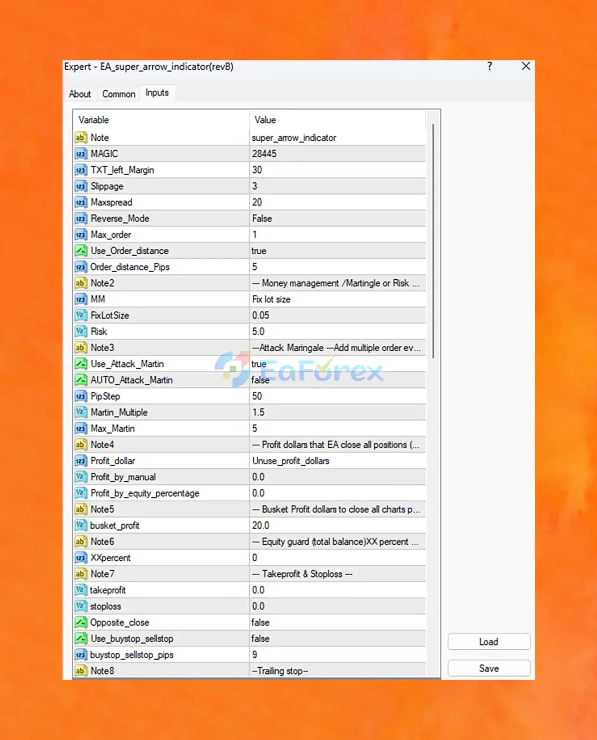 How To Set Up EA setting