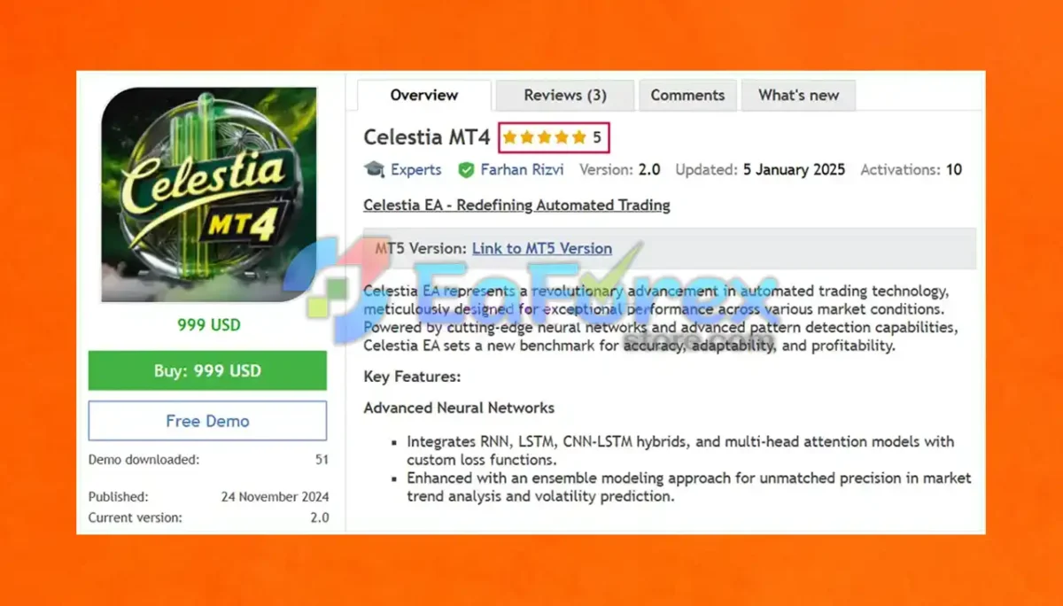 Celestia EA Overview