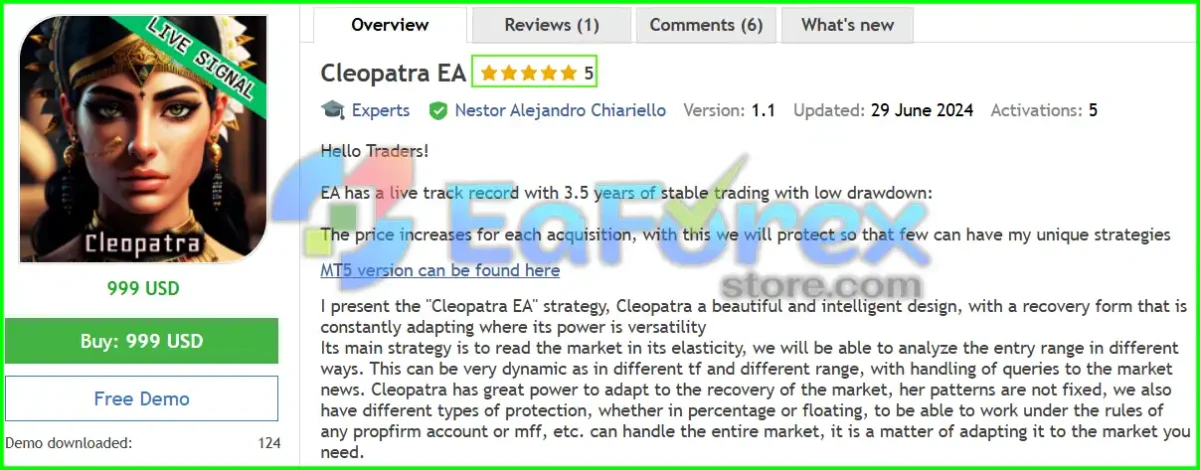 Cleopatra EA Overview