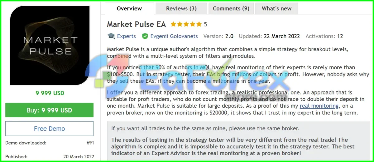 Market Pulse EA Overview