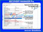 Professional trading features of Recovery Manager Pro