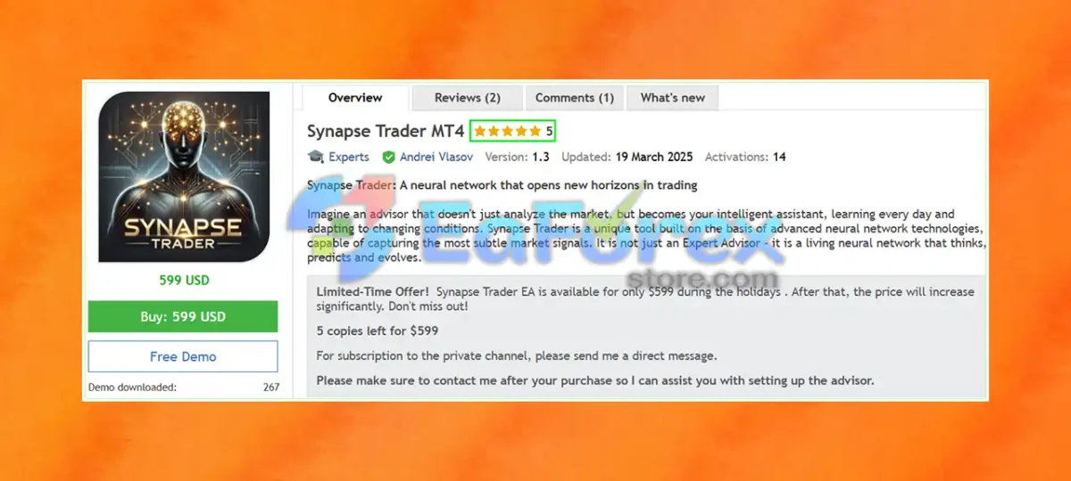 Synapse Trader MT4 Overveiw
