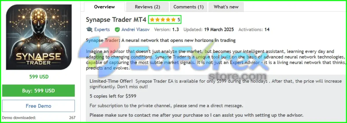 Synapse Trader MT4 Overveiw