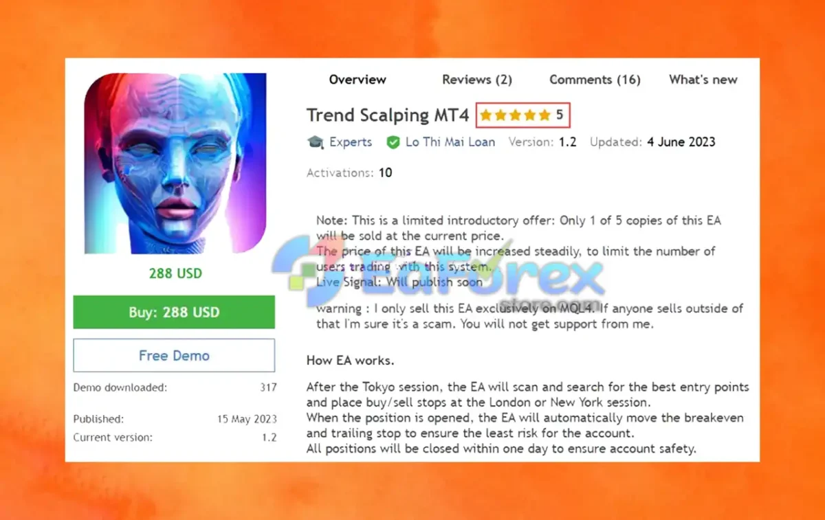 Trend Scalping MT4 Overview