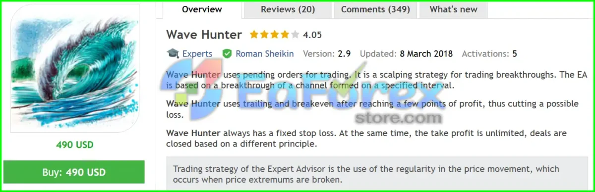 Wave Hunter EA Overview