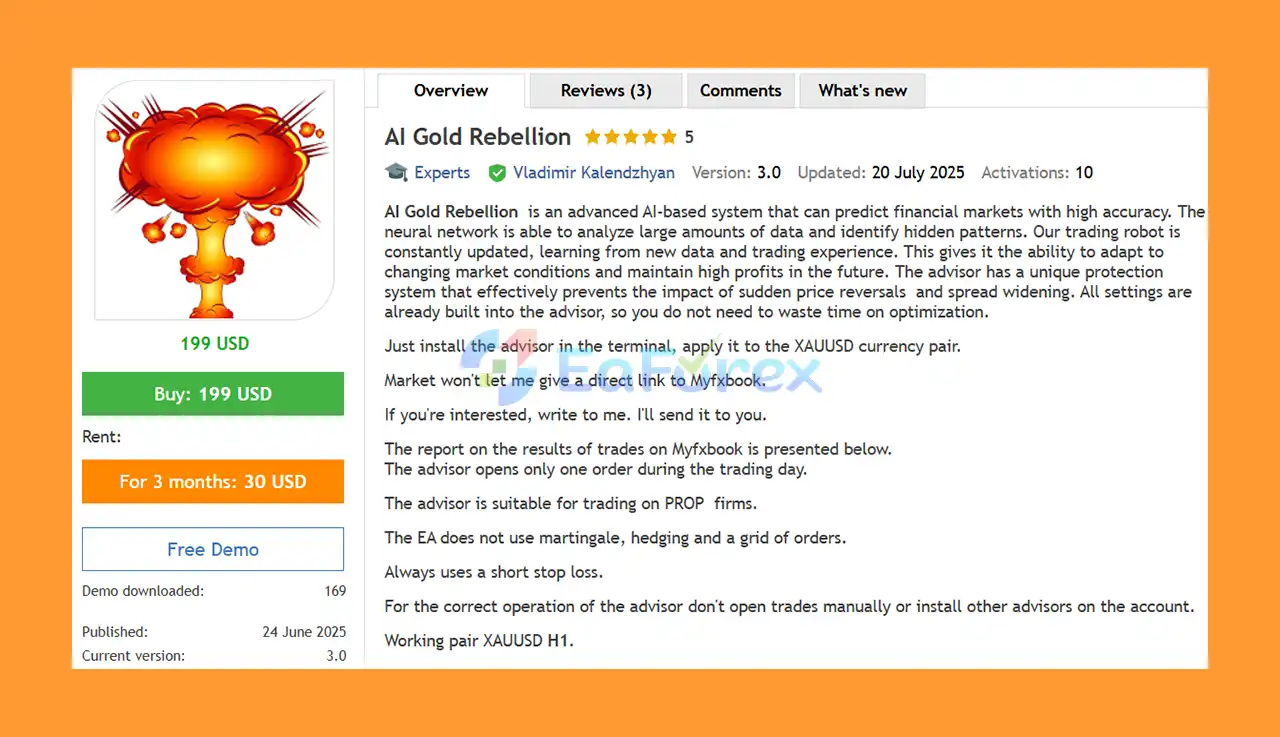 AI Gold Rebellion EA Overview