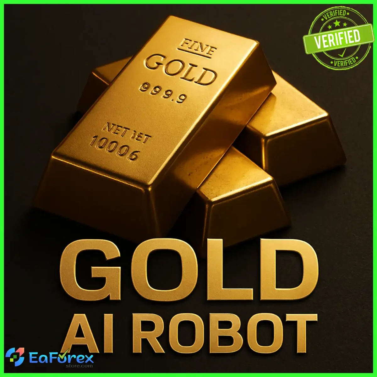 Gold AI Robot