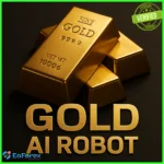 Gold AI Robot