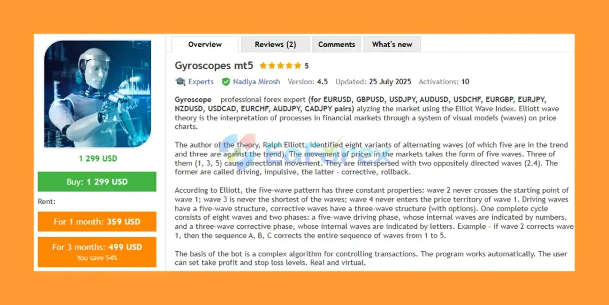 Gyroscopes MT5 Overview