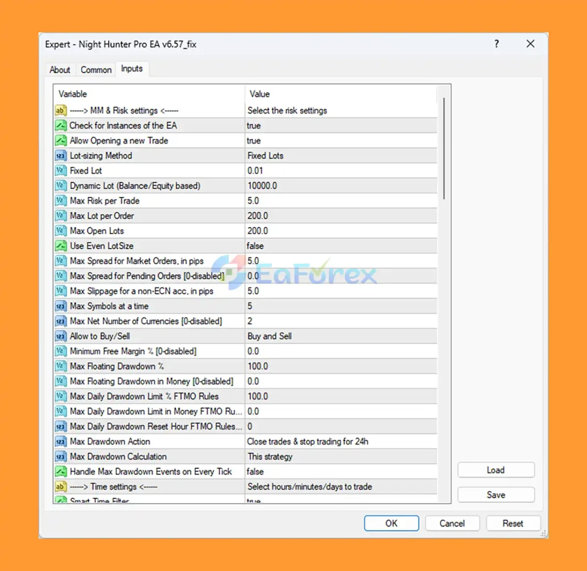 Night Hunter Pro EA SETTING