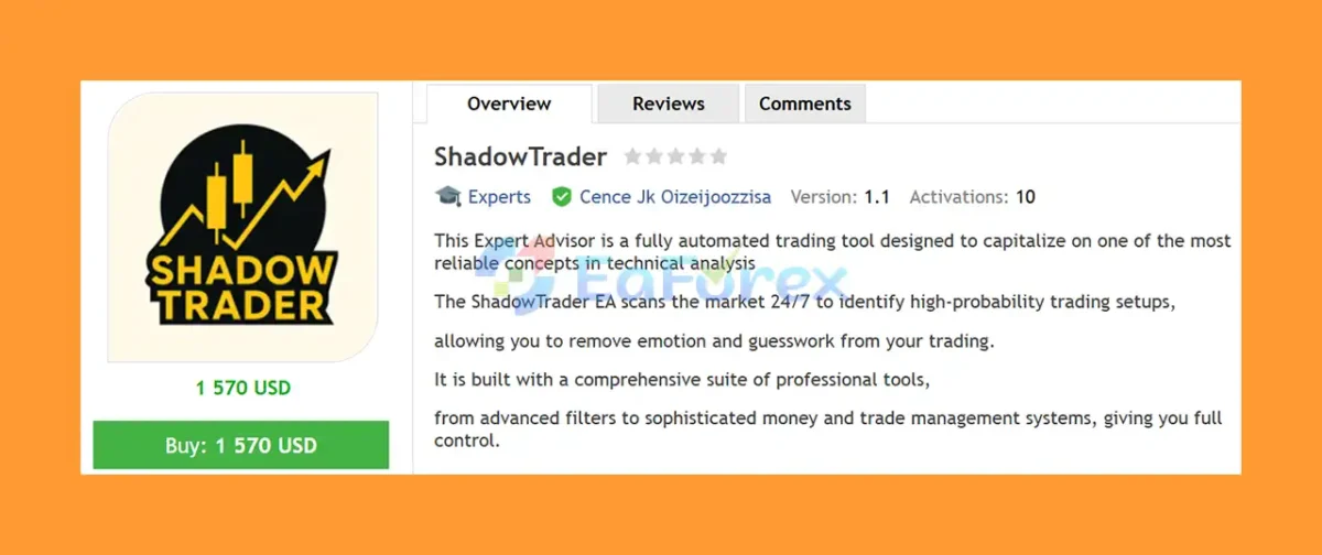 ShadowTrader EA MT5 Overview