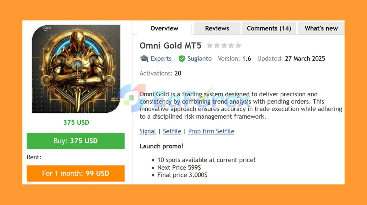 Omni Gold MT5 Overview