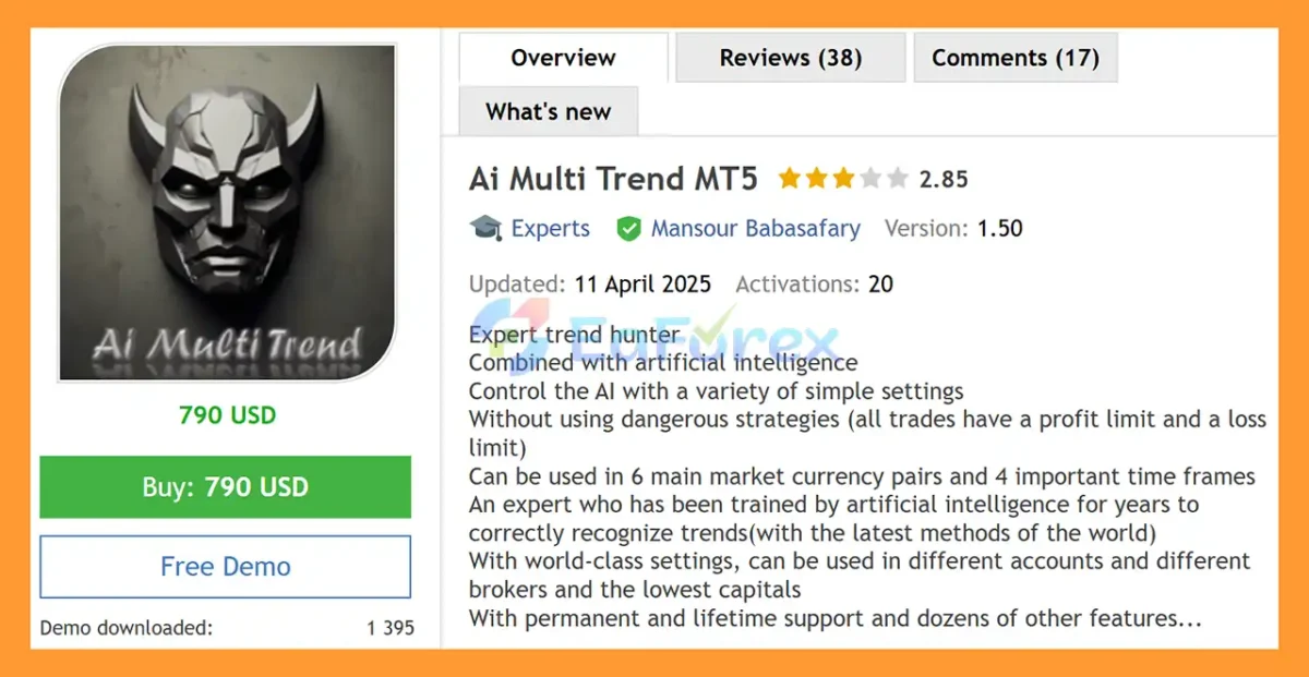 Ai Multi Trend MT5 Overview
