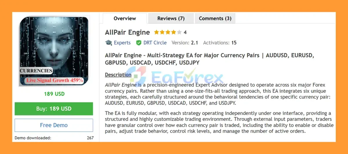 AllPair Engine EA MT5 Overview