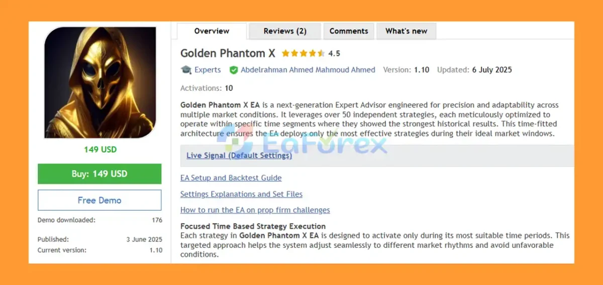 Golden Phantom X Overview