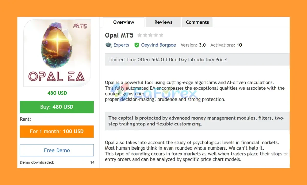 Opal MT5 Overview