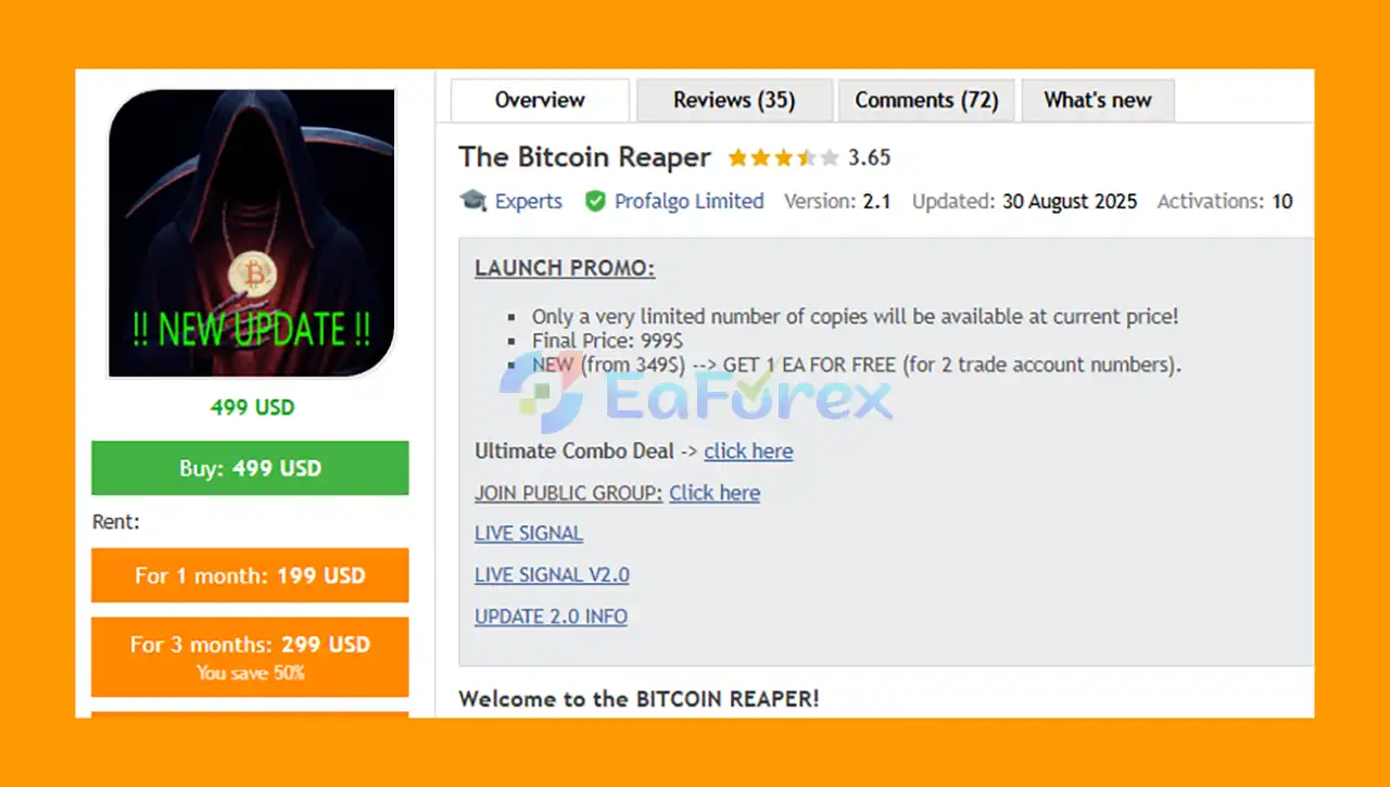 The Bitcoin Reaper Overview
