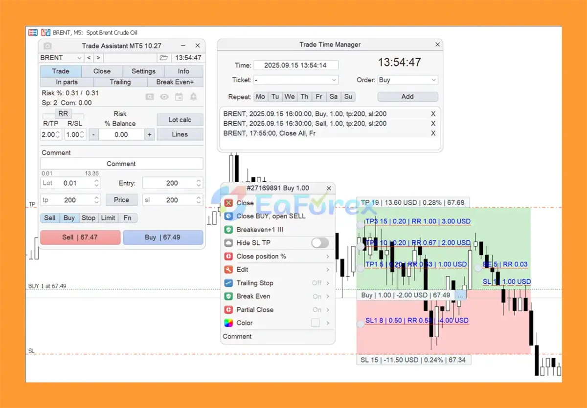 Trade Assistant MT5 Setting