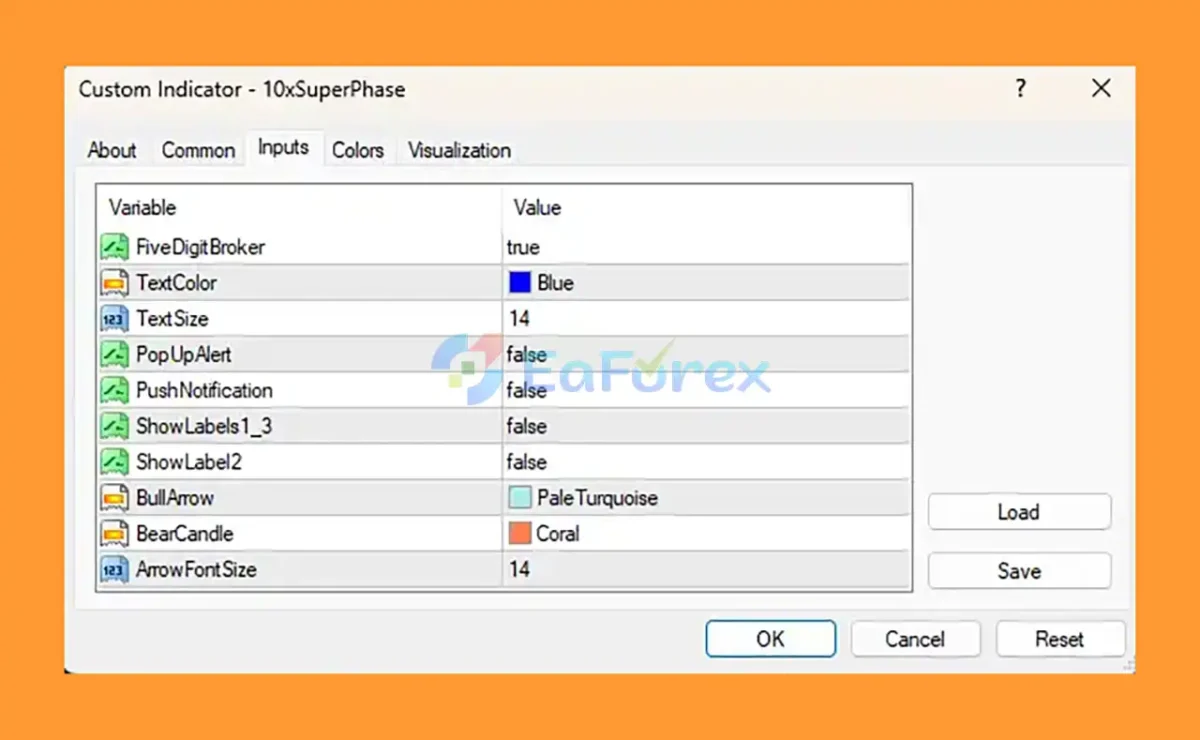 ND10X Indicators System setting