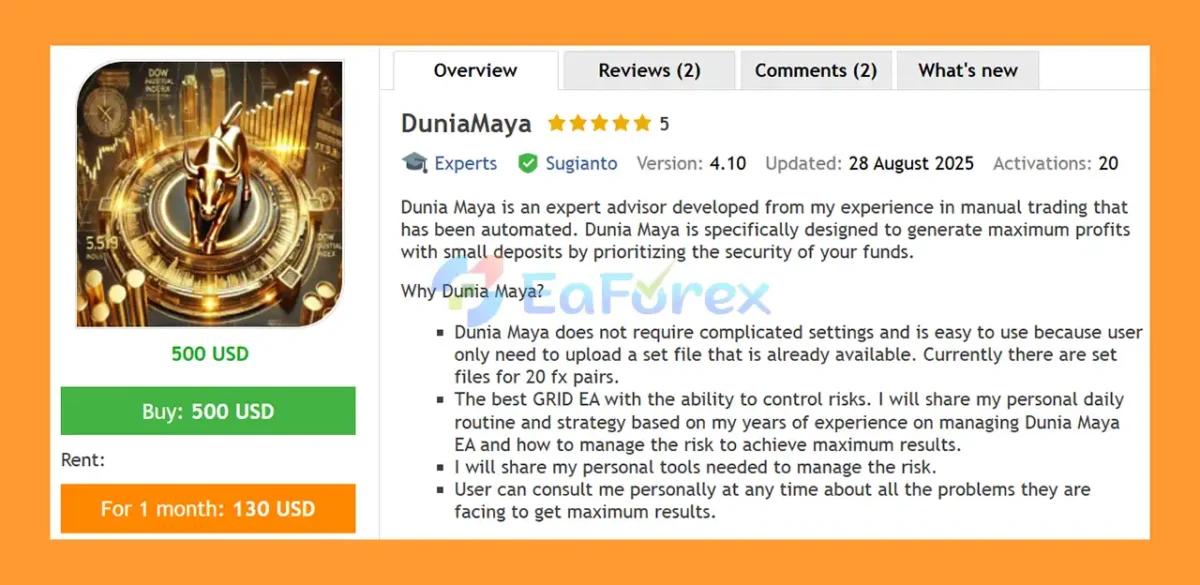 DuniaMaya EA Overview