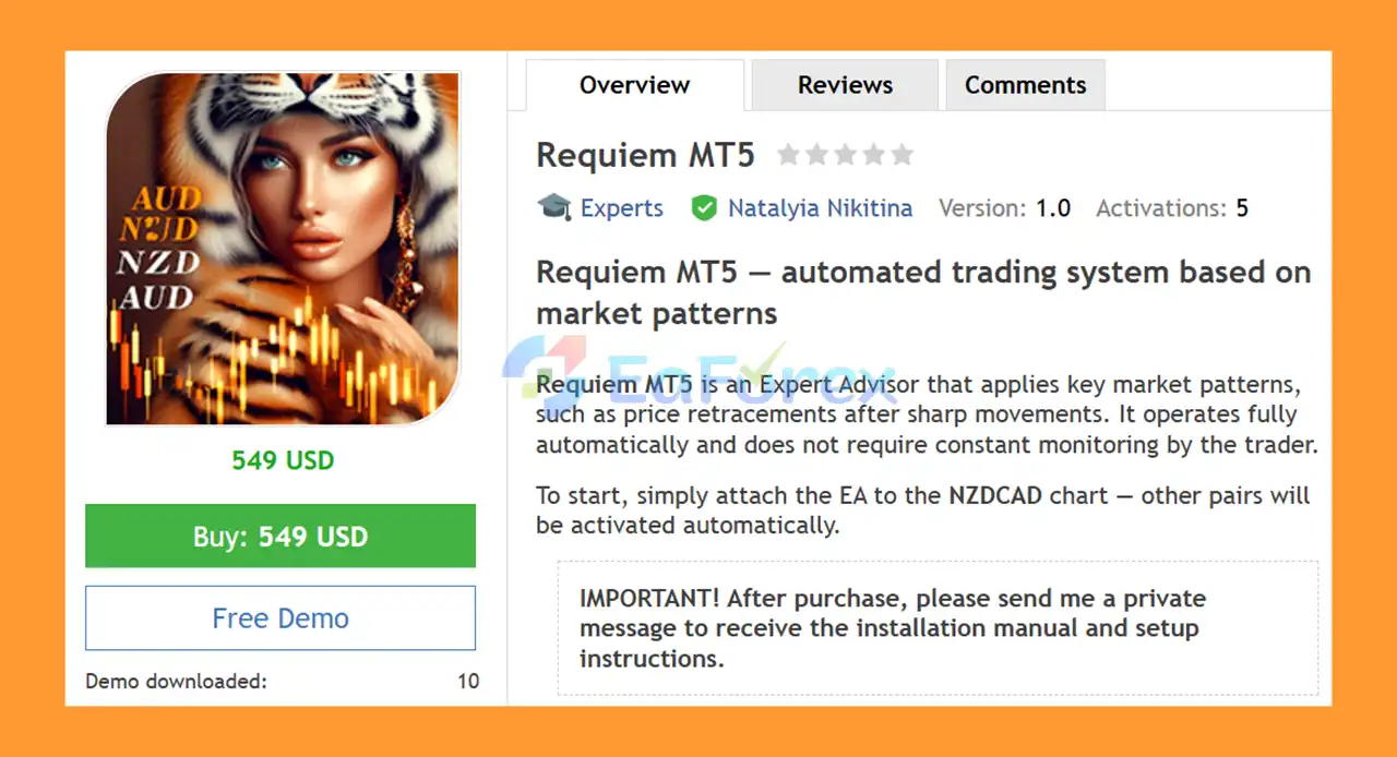 Requiem MT5 Overview
