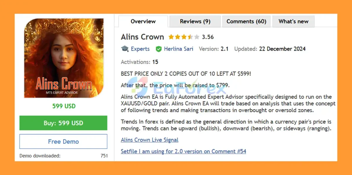 Alins Crown EA Overview