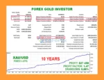 Forex GOLD Investor EA Backtest Result